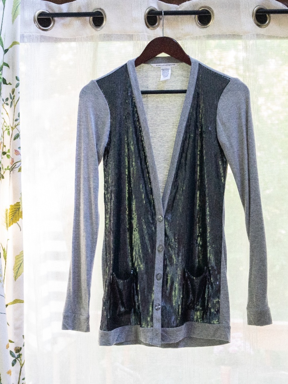 Diane Von Furstenberg Women's Sequin Cardigan Sweater
